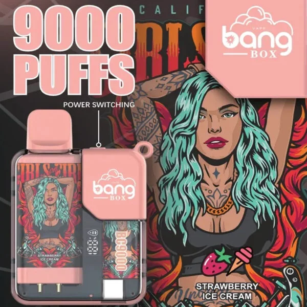 Bang Box 9000 Puffs 0% 2% 3% 5% Nikotin wiederaufladbares LED-Pover-Display Einweg-Vape-Großhandel – BackVape – 6