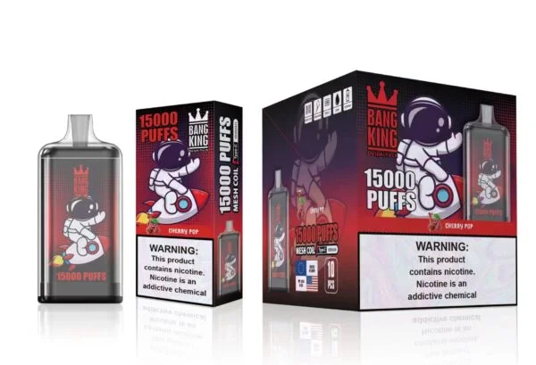 Bang King 15000 Puffs 0% 2% 3% 5% Nikotínová nabíjateľná jednorazová vapa veľkoobchod – BackVape – 11
