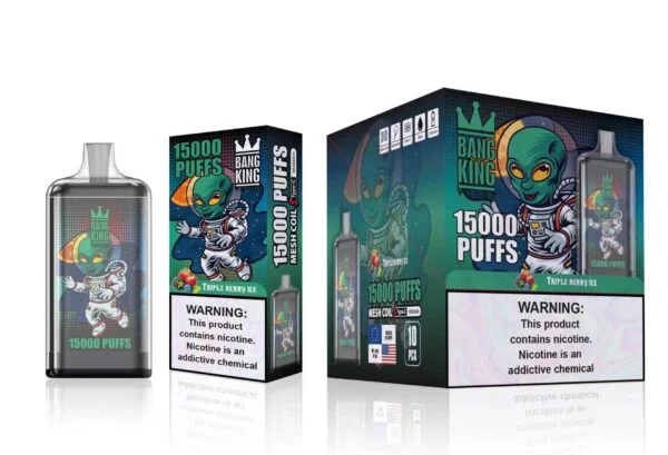 Bang King 15000 Puffs 0% 2% 3% 5% Nikotínová nabíjateľná jednorazová vapa veľkoobchod – BackVape – 20
