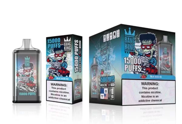 Bang King 15000 Puffs 0% 2% 3% 5% Nikotínová nabíjateľná jednorazová vapa veľkoobchod – BackVape – 3
