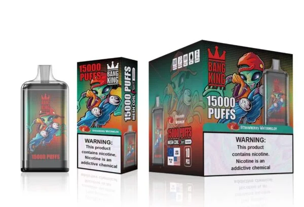 Bang King 15000 Puffs 0% 2% 3% 5% Nikotínová nabíjateľná jednorazová vapa veľkoobchod – BackVape – 12