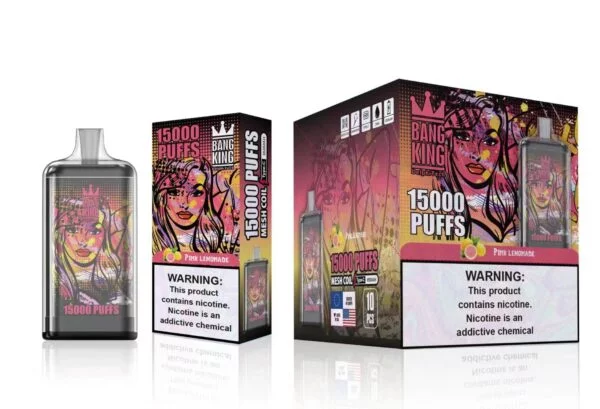 Bang King 15000 Puffs 0% 2% 3% 5% Nikotínová nabíjateľná jednorazová vapa veľkoobchod – BackVape – 10