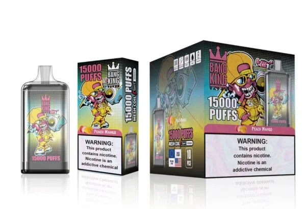 Bang King 15000 Puffs 0% 2% 3% 5% Nikotínová nabíjateľná jednorazová vapa veľkoobchod – BackVape – 13