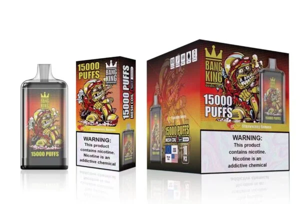 Bang King 15000 Puffs 0% 2% 3% 5% Nikotínová nabíjateľná jednorazová vapa veľkoobchod – BackVape – 15