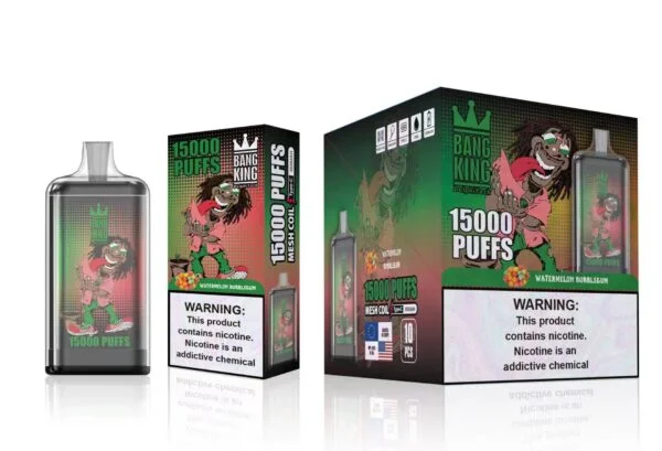 Bang King 15000 Puffs 0% 2% 3% 5% Nikotínová nabíjateľná jednorazová vapa veľkoobchod – BackVape – 18