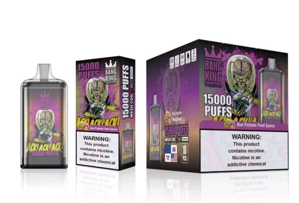 Bang King 15000 Puffs 0% 2% 3% 5% Nikotínová nabíjateľná jednorazová vapa veľkoobchod – BackVape – 19