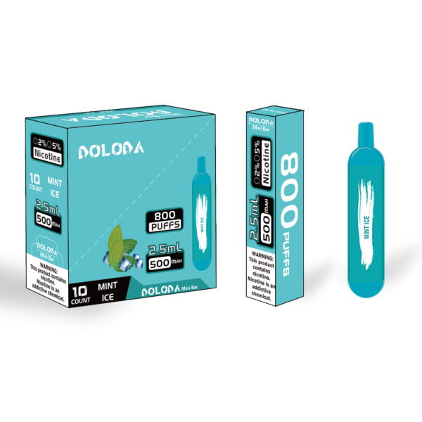 DOLODA Mini bar 800 Puffs 2% Nicotine Cigarettes électroniques jetables rechargeables Vape en gros - BackVape - 6