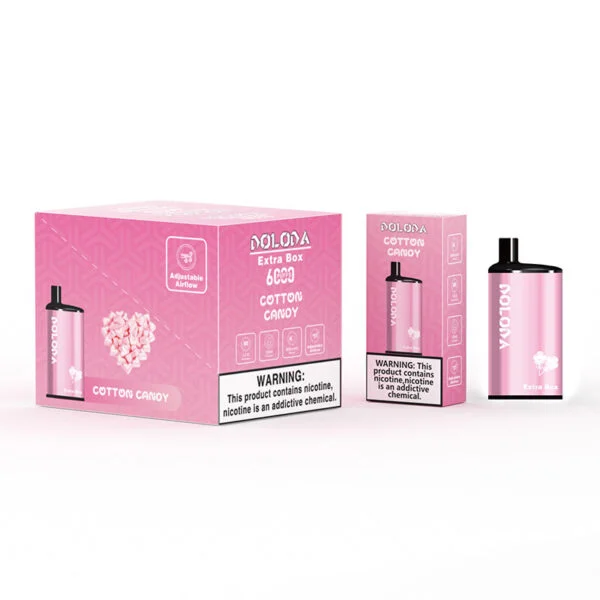 DOLODA Extra Box 6000 Puffs 2% 5% Nicotina Reîncărcabil Vape de unică folosință En-gros - BackVape - 8
