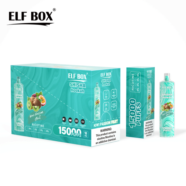 ELF BOX LS15000 Puff Shisha Hookah 0% 2% 5% Nicotine Rechargeable Disposable Vape Wholesale - BackVape - 14