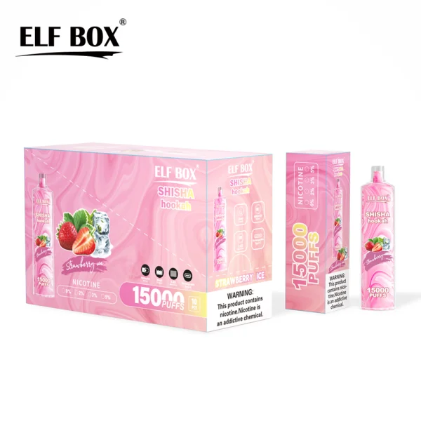 ELF BOX LS15000 Puff Shisha Vandpibe 0% 2% 5% Nikotin Genopladelig Engangs Vape Engros - BackVape - 6