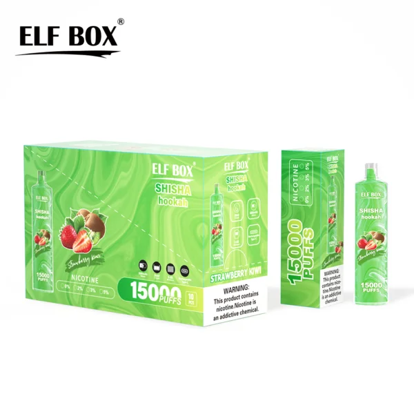 ELF BOX LS15000 Puff Shisha Hookah 0% 2% 5% Nikotin Genopladelig Engangs Vape Engros - BackVape - 7