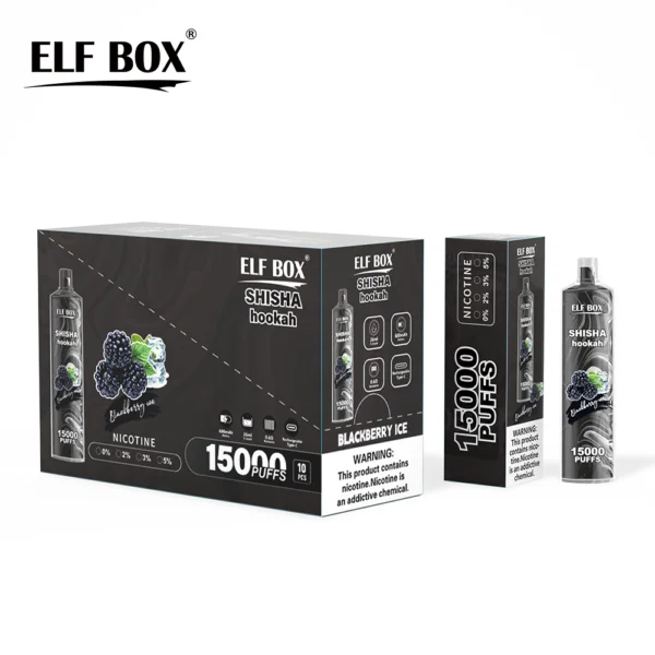 ELF BOX LS15000 Puff Shisha Hookah 0% 2% 5% Nikotin Genopladelig Engangs Vape Engros - BackVape - 9