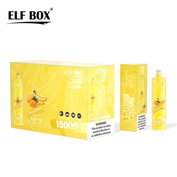 ELF BOX LS15000 Puff Shisha Vandpibe 0% 2% 5% Nikotin Genopladelig Engangs Vape Engros - BackVape - 12
