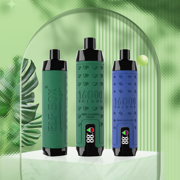 ELF BOX SHISHA 16000 Puffs 0%/2%/3%/5% Nicotine Rechargeable Disposable Vape Wholesale - BackVape - 1