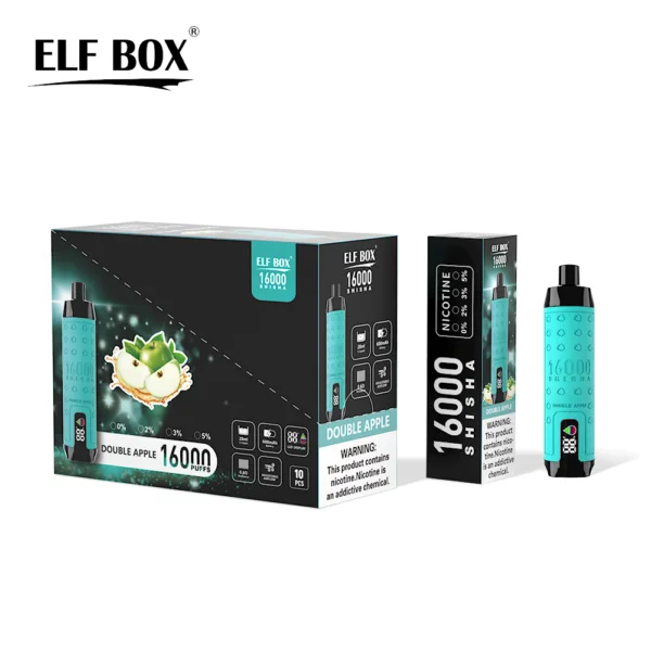 ELF BOX SHISHA 16000 Puffs 0%/2%/3%/5% Nicotine Rechargeable Disposable Vape Wholesale - BackVape - 11
