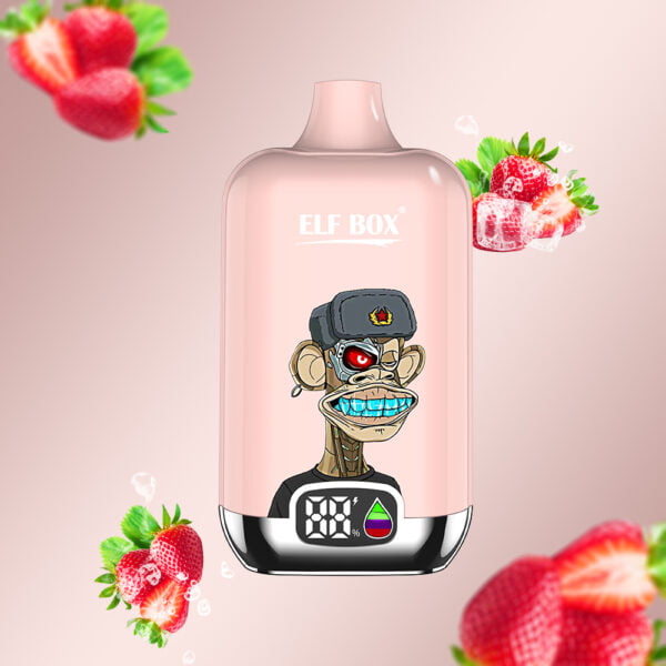 ELF box digital 12000 puffs 0% 2% 3% 5% Nicotine LED display Disposable Vape Wholesale - BackVape - 5