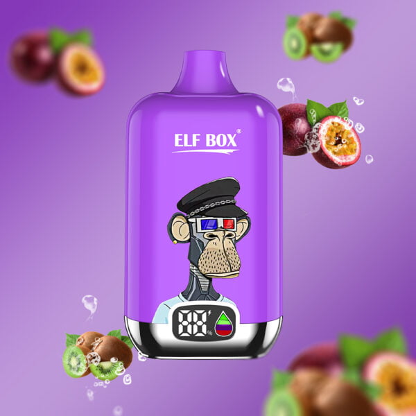 ELF box digital 12000 puffs 0% 2% 3% 5% Nicotine LED display Disposable Vape Wholesale - BackVape - 9