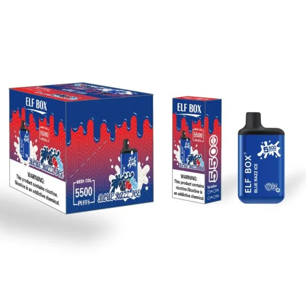 ELF BOX 5500 Jednorazová vape 5500 potiahnutí Autentické pero na cigarety E Veľkoobchod - BackVape - 8