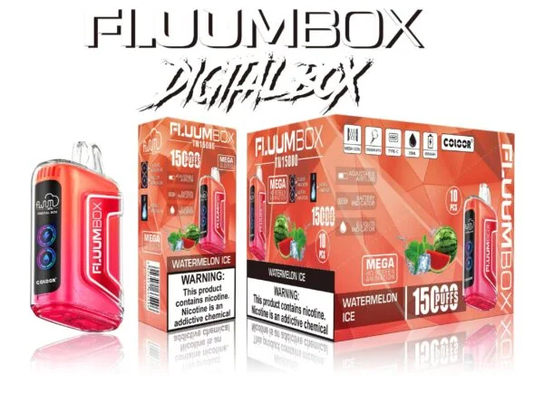 FluuM Digital Box TN 15000 Puff-uri 0% 2% 3% 5% Nicotină Reîncărcabile Vape Pen Pods-uri E-tigarete En-gros - BackVape - 7