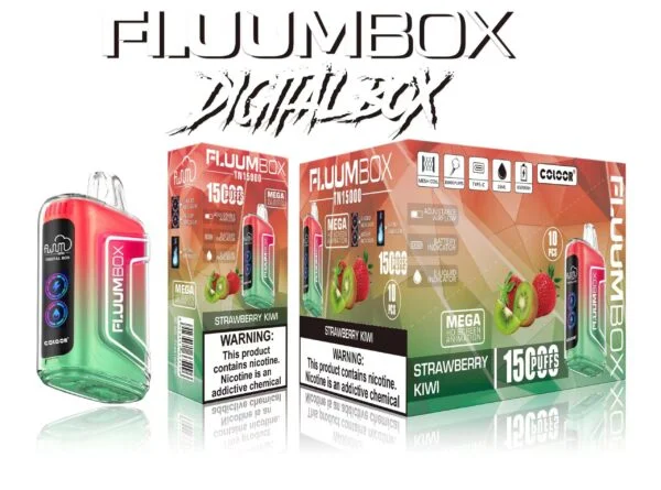 FluuM Digital Box TN 15000 Puff-uri 0% 2% 3% 5% Nicotină Reîncărcabile Vape Pen Pods-uri E-tigarete En-gros - BackVape - 6