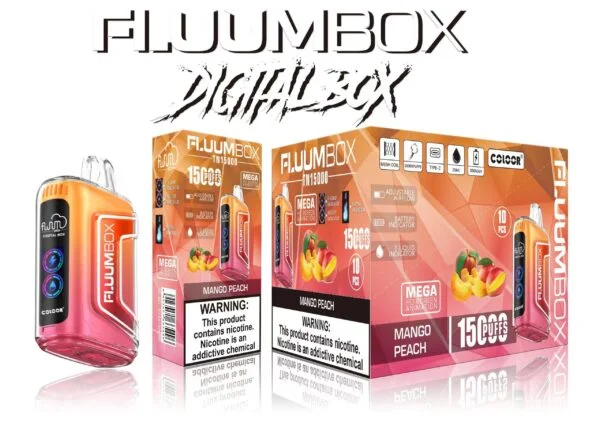 FluuM Digital Box TN 15000 Puff-uri 0% 2% 3% 5% Nicotină Reîncărcabile Vape Pen Pods-uri E-tigarete En-gros - BackVape - 13