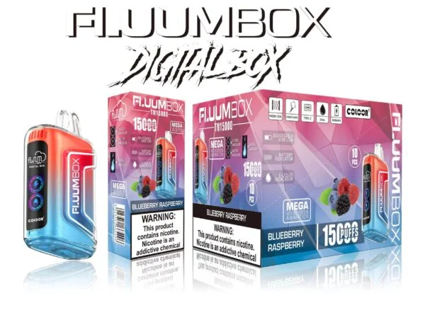 FluuM Digital Box TN 15000 Puff-uri 0% 2% 3% 5% Nicotină Reîncărcabile Vape Pen Pods-uri E-tigarete En-gros - BackVape - 8