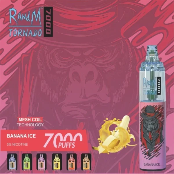 RandM Tornado 7000 Puffs 0% 2% 3% 5% Nikotin Einweg-Vape Großhandel – BackVape – 6