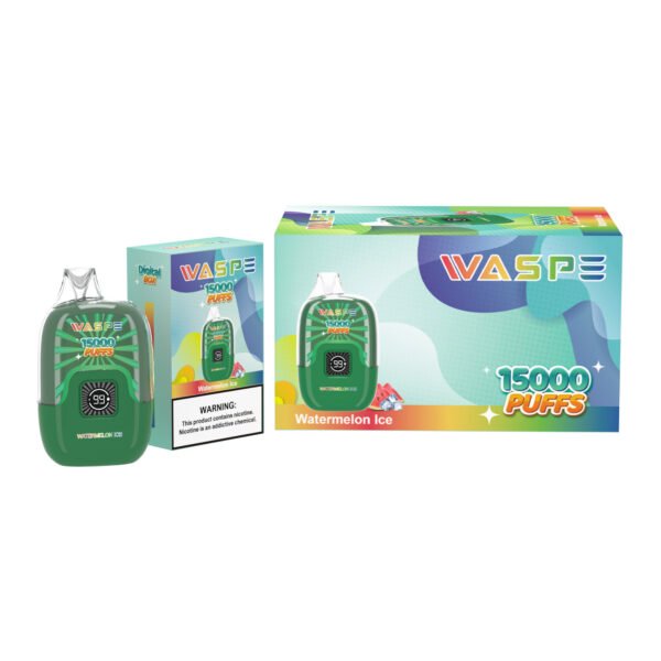 WASPE 15000 PUFFS Digital Box 0% 2% 3% 5% Nicotina Vape desechable al por mayor - BackVape - 8