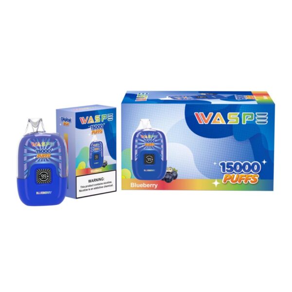 WASPE 15000 PUFFS Digital Box 0% 2% 3% 5% Nicotina Vape desechable al por mayor - BackVape - 9