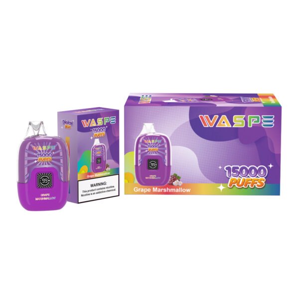 WASPE 15000 PUFFS Caja digital 0% 2% 3% 5% Nicotina Vape desechable al por mayor - BackVape - 10