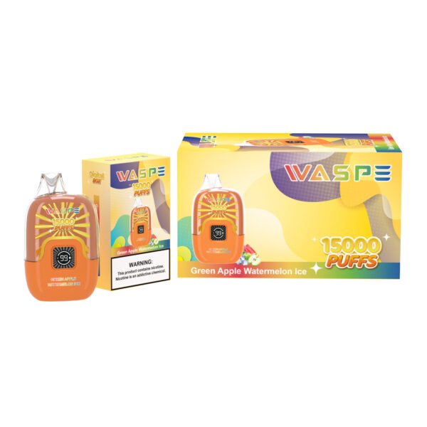 WASPE 15000 PUFFS Caja digital 0% 2% 3% 5% Nicotina Vape desechable al por mayor - BackVape - 11