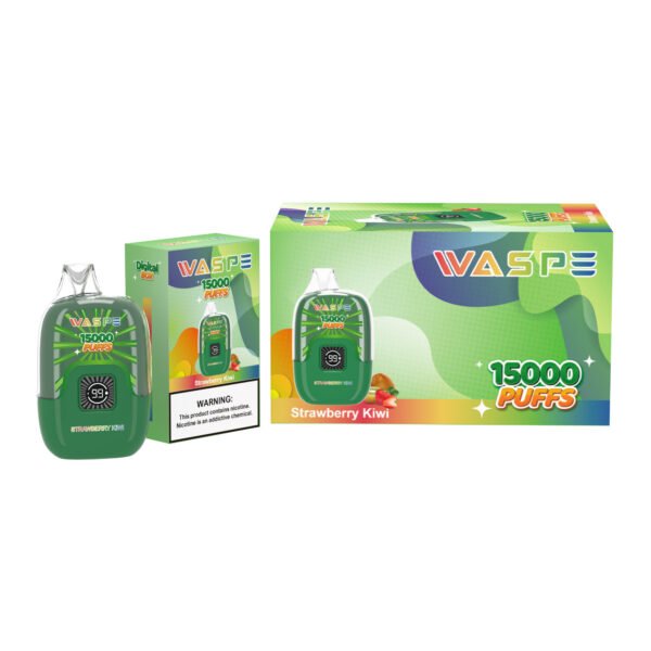 WASPE 15000 PUFFS Caja digital 0% 2% 3% 5% Nicotina Vape desechable al por mayor - BackVape - 5