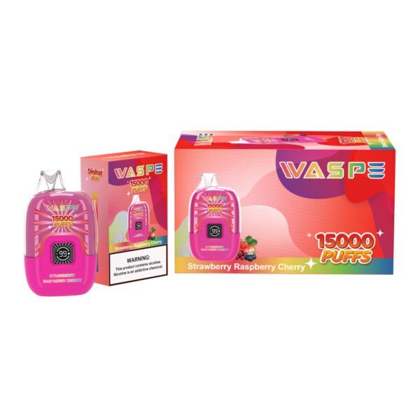 WASPE 15000 PUFFS Digital Box 0% 2% 3% 5% Nicotina Vape desechable al por mayor - BackVape - 6