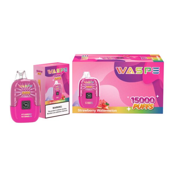 WASPE 15000 PUFFS Caja digital 0% 2% 3% 5% Nicotina Vape desechable al por mayor - BackVape - 7