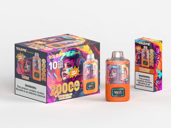 WASPE 20000 PUFFS Dual Mesh Box 0% 2% 3% 5% Nicotine Disposable Vape Wholesale - BackVape - 14