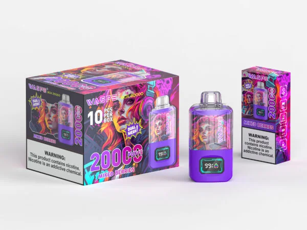 WASPE 20000 PUFFS Dual Mesh Box 0% 2% 3% 5% Nikotin disponibel vape grossist - BackVape - 6