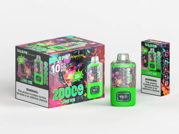 WASPE 20000 PUFFS Dual Mesh Box 0% 2% 3% 5% Nikotin disponibel Vape grossist - BackVape - 13