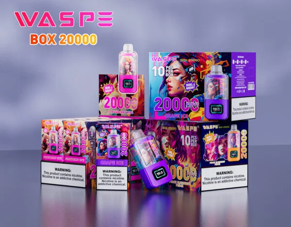WASPE 20000 PUFFS Dual Mesh Box 0% 2% 3% 5% Nikotin disponibel vape grossist - BackVape - 3