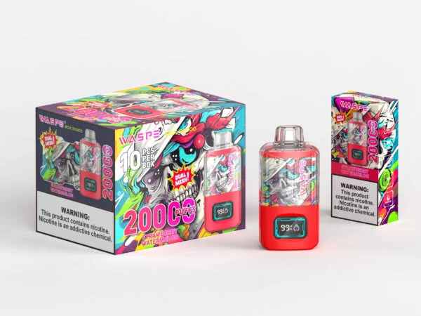 WASPE 20000 PUFFS Dual Mesh Box 0% 2% 3% 5% Nikotin disponibel Vape grossist - BackVape - 4