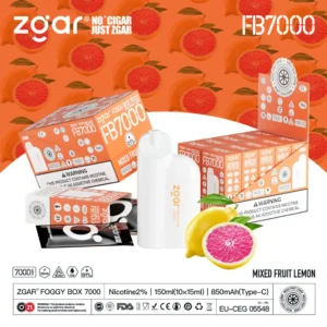 ZGAR FOGGY BOX 7000 Rookwolken 2% Nicotine Oplaadbare Wegwerp Vape Groothandel - BackVape - 21