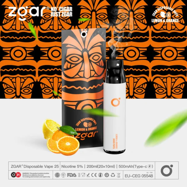 ZGAR ZG25 3000 Puffs 5% Nicotina Recarregável Pod Descartável Atacado - BackVape - 10