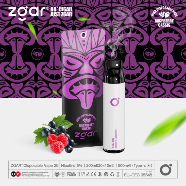 ZGAR ZG25 3000 Puffs 5% Nicotina Recarregável Pod Descartável Atacado - BackVape - 4