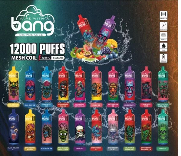 Bang Box 12000 sbuffi 0% 2% 3% 5% Vape monouso ricaricabile alla nicotina all'ingrosso - BackVape - 1