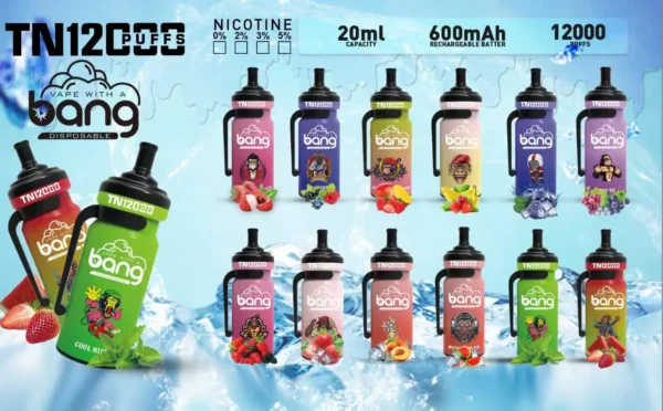 Bang Tn 12000 Puffs 0% 2% 3% 5% Nicotin Disposable Vape original E Cigarette Wholesale - BackVape - 1