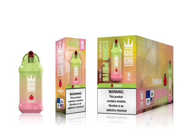 Bang King 12000 Puffs 0% 2% 3% 5% Nikotynowy akumulator jednorazowy Vape Hurt - BackVape - 16