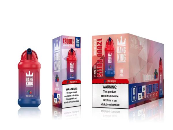 Bang King 12000 Puffs 0% 2% 3% 5% Nikotynowy akumulator jednorazowy Vape Hurt - BackVape - 21
