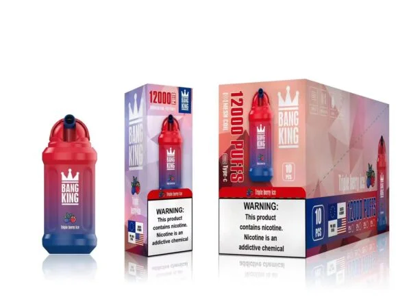Bang King 12000 Puffs 0% 2% 3% 5% Nikotynowy akumulator jednorazowy Vape Hurt - BackVape - 21