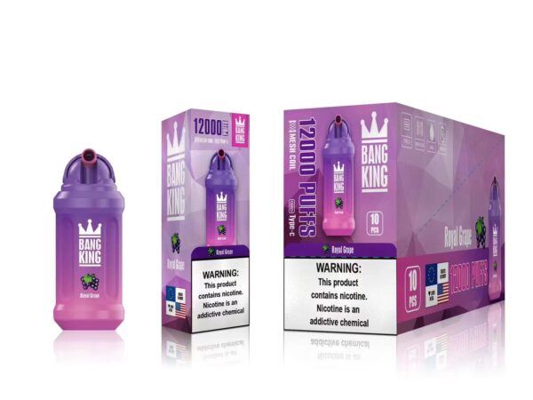 Bang King 12000 Puffs 0% 2% 3% 5% Nikotynowy akumulator jednorazowy Vape Hurt - BackVape - 11