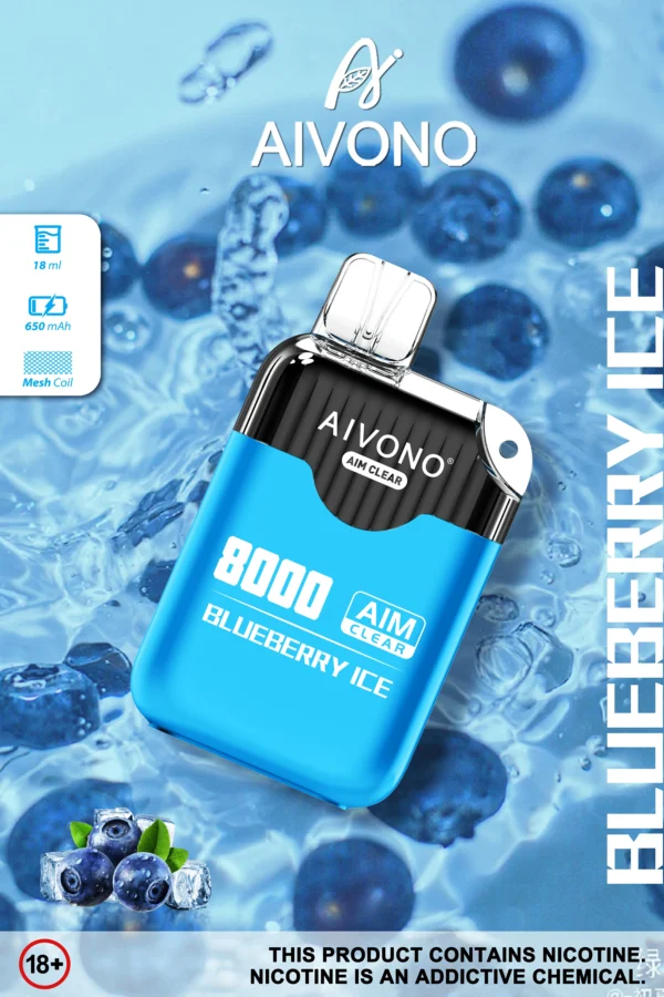 AIVONO AIM CLEAR 8000 Puffs 0% 2% 5% Перезаряжаемые одноразовые ручки для электронных сигарет с низким содержанием никотина, оптовая покупка оптом - BackVape - 11