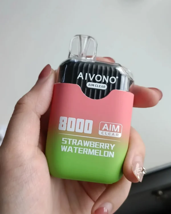 AIVONO AIM CLEAR 8000 Puffs 0% 2% 5% Перезаряжаемые одноразовые ручки для электронных сигарет с низким содержанием никотина, оптовая покупка оптом - BackVape - 1